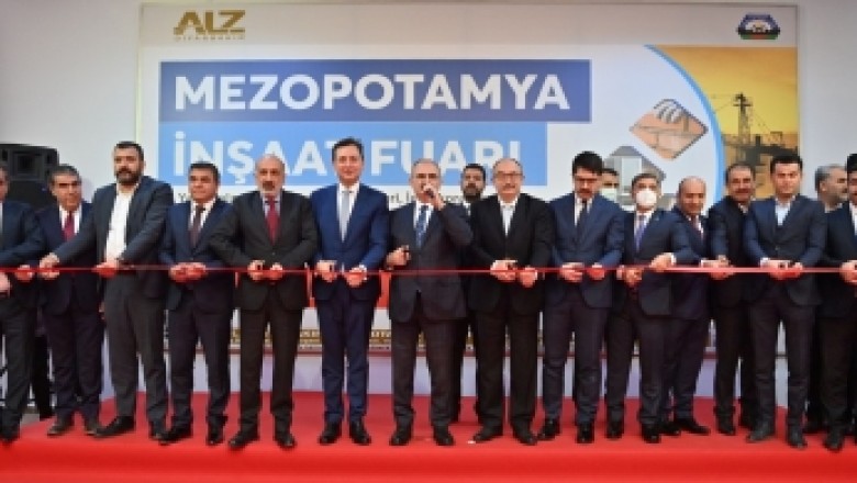 Vali Münir Karaloğlu, 10. Mezopotamya İnşaat Fuarı açılış törenine katıldı
