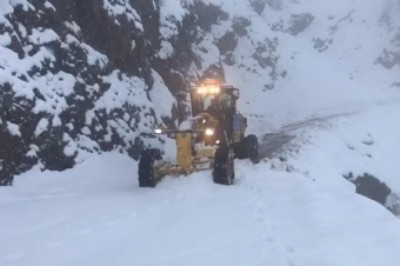 DBB’den kırsalda 7/24 karla mücadele