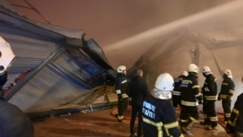 İtfaiyeden yangına anında müdahale