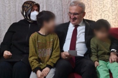 Karaloğlu ailesi yetim ailelerini ziyarete devam ediyor