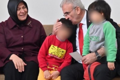 Karaloğlu ailesi yetim ailelerini ziyarete devam