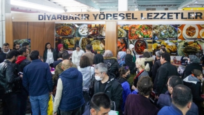“1.Mezopotamya Turizm ve Gastronomi Fuarı” yoğun ilgi ile devam ediyor