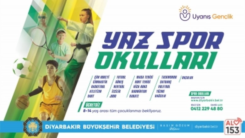 Ücretsiz Yaz Spor Okulları’na kayıtlar başladı