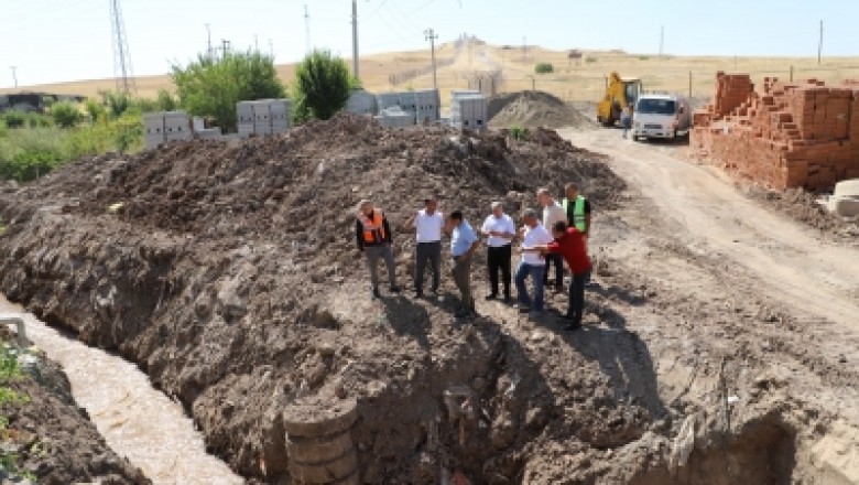 Aziziye Deresi altyapı çalışmalarında sona yaklaşıldı