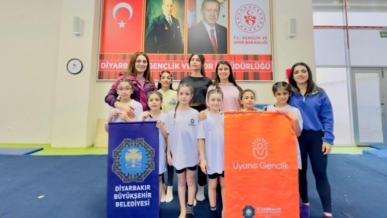 Diyarbakır Büyükşehir Belediyesi’nin Cimnastik Sporcuları, Okullar Arası Müsabakada Başarıya Ulaştı